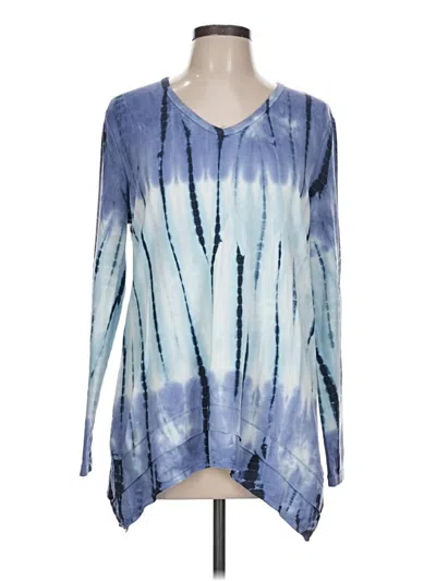 Pre-owned Green Tea Pullover Sweater In Blue