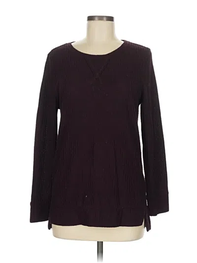 Pre-owned Green Tea Pullover Sweater In Burgundy
