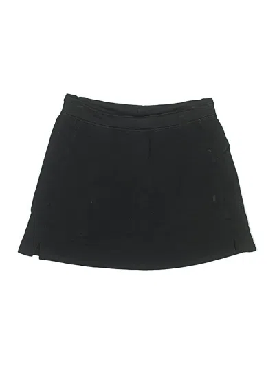 Pre-owned Green Tea Skort In Black