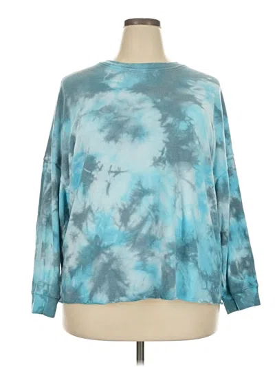 Pre-owned Green Tea Sweatshirt In Teal