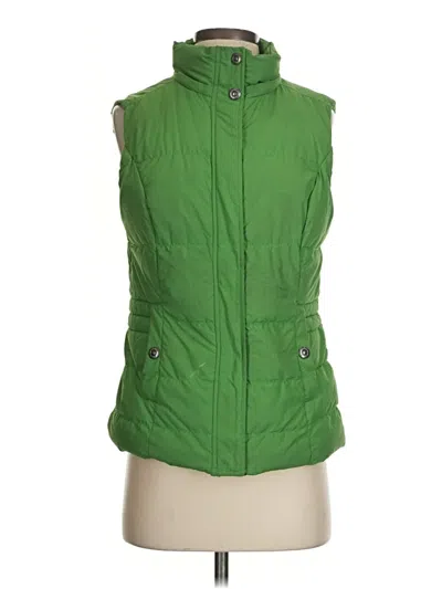 Pre-owned Green Tea Vest In Green