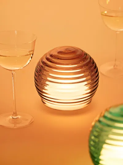 Green Wolf Lighting Curve Hand-blown Murano Glass Portable Table Light