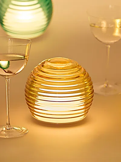 Green Wolf Lighting Curve Hand-blown Murano Glass Portable Table Light