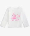 Greendog First Impressions Girls Toddler 2t-4t Long-sleeve Poodle T-shirt, Macy's Exclusive In White