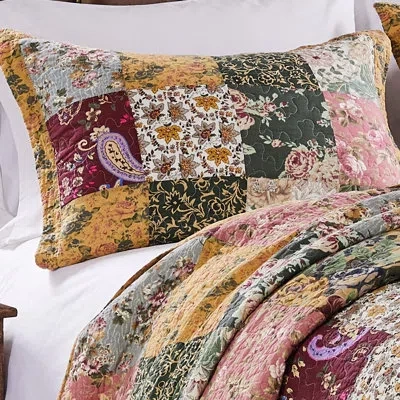 Greenland Home Fashions Antique Chic Standard Sham In White