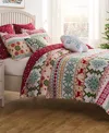 Greenland Home Fashions Fair Isle Snow 2-pc. Quilt Set, Twin In White