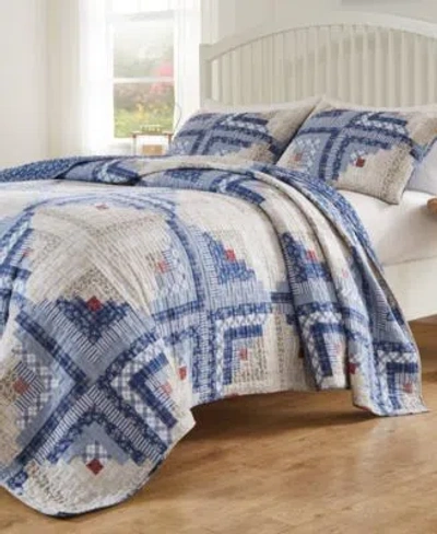 Greenland Home Fashions Greenland Home Cottage Cabin Finely Stitched Quilt Sets In Calico
