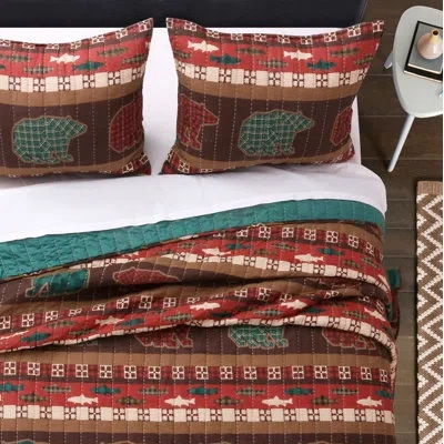 Greenland Home Fashions Greenland Home Fasions Canyon Creek Multi King Sham, 20x36