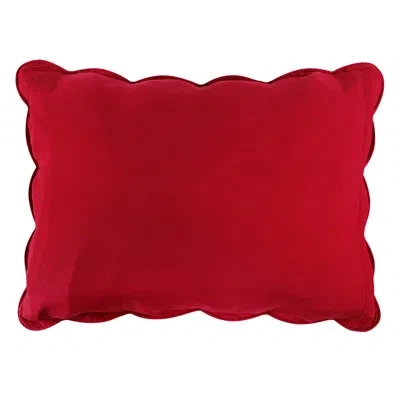 Greenland Home Fashions Greenland Home Fasions Millie Garnet Standard Sham, 20x26 In Red