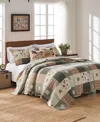 Greenland Home Fashions Sedona Desert Wildflowers 4 Piece Quilt Set, Twin/twin Xl In Multi