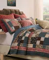 Greenland Home Fashions Shiloh Patchwork 2-pc. Quilt Set, Twin/twin Xl In Multi