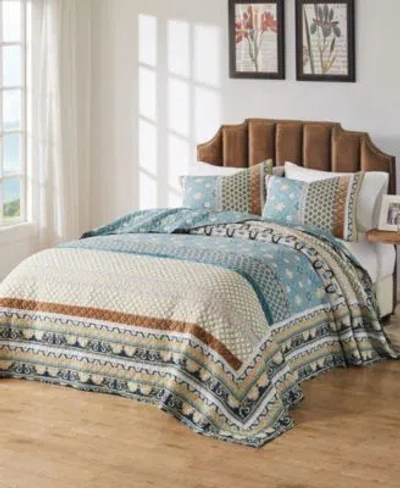 Greenland Home Fashions Thalia Bedspread Sets In Blue