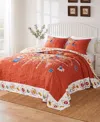 Greenland Home Fashions Topanga 3-pc. Bedspread Set, King In Spice