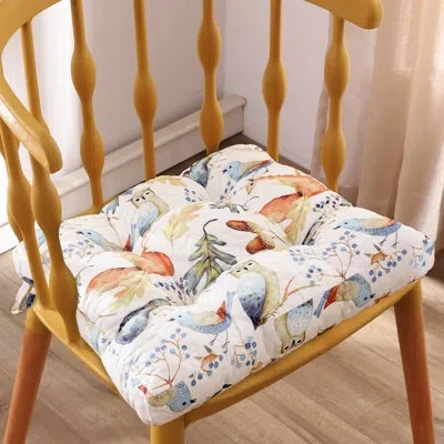 Greenland Home Fashions Willow Furniture Cushion Chair Pad, 18 Inch In Multi