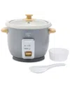 Greenlife 1.5qt Rice Cooker Grey In Gray