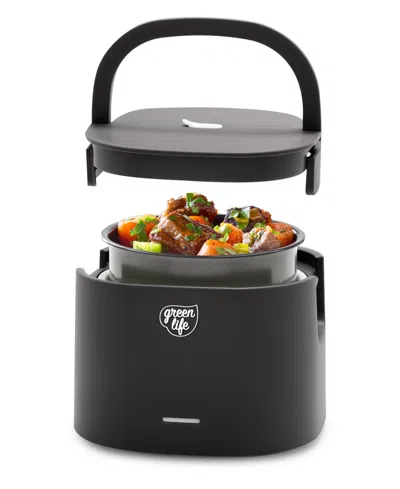 Greenlife 20 oz Healthy Electric Lunch Box In Graphite