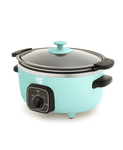 Greenlife 3.5 Quart Cook Duo Slow Cooker In Blue