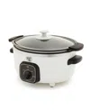 Greenlife 3.5 Quart Cook Duo Slow Cooker In White