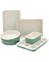 Greenlife 6pc Nonstick Bakeware Set In Green