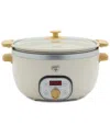 Greenlife Ceramic Nonstick 6qt Slow Cooker In Neutral