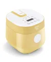 Greenlife Ceramic Nonstick Healthy Go Grains Rice Cooker In Butter Yellow