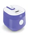 Greenlife Ceramic Nonstick Healthy Go Grains Rice Cooker In Periwinkle
