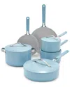 Greenlife Dream 10pc Cookware Set In Blue