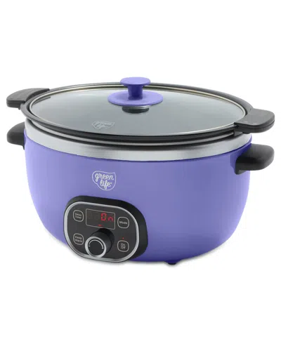 Greenlife Slow Cooker In Red