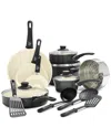 Greenlife Soft Grip Healthy Ceramic Nonstick 16pc Kitchen Cookware Set