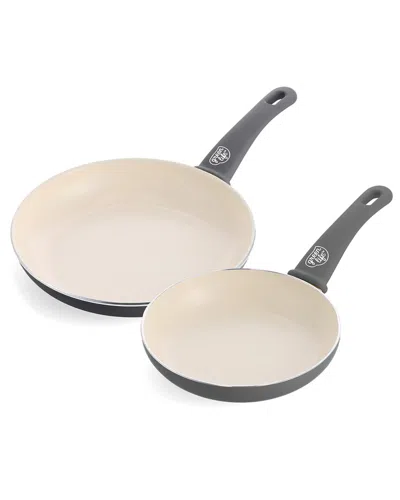 Greenlife Soft Grip Healthy Ceramic Nonstick 7in & 10in Frypan Set