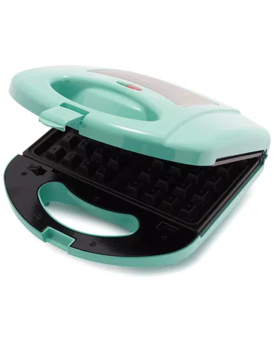 Greenlife -electric Xl Waffle Sandwich Maker In Turquoise