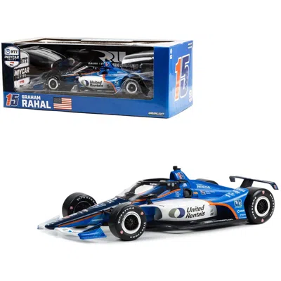 Greenlight 1-18 Scale Dallara Indycar No.15 Graham Rahal United Rentals Rahal Letterman Lanigan Racing Ntt Indy