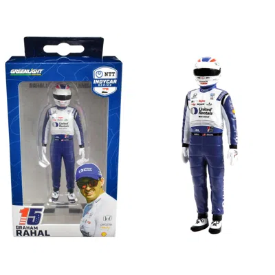 Greenlight 1-18 Scale Ntt Indycar Series No.15 Graham Rahal Driver United Rentals - Rahal Letterman Lanigan Rac