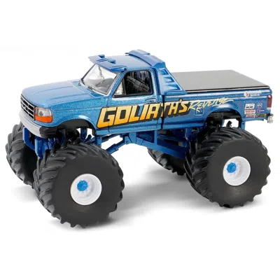Greenlight 1-64 Kings Of Crunch Series 15 Diecast Model Car With Goliaths Revenge For 1992 Ford F-250 Monster T