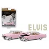 Greenlight 1 By 64 1955 Cadillac Fleetwood Series 60 Special Elvis Presley 1935 -1977 Diecast Model Car Pink
