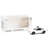 Greenlight 1 To 64 Scale 1987-1993 Ford Mustang Ssp White Police Car With Light Bar Hot Pursuit Hobby Exclusive