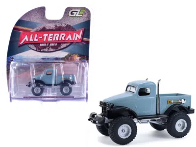 Greenlight 1941 Military Half Ton 4x4 Truck Slate Blue "all Terrain" Series 17 1/64 Diecast Model Car By Greenl In Multi