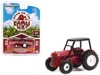Greenlight 1946 Ford 8n Tractor Red With Black Canopy "down On The Farm" Series 7 1/64 Diecast Model By Greenli