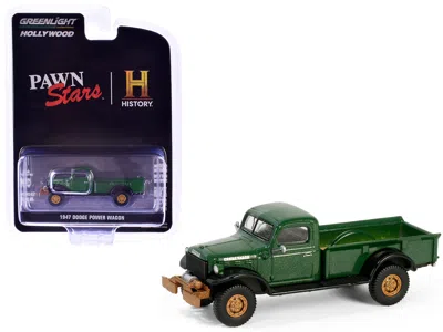 Greenlight 1947 Dodge Power Wagon Pickup Truck Green Metallic And Black "pawn Stars" (2009-current) Tv Series "