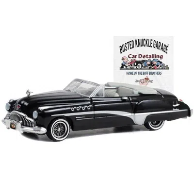Greenlight 1949 Buick Roadmaster Rivera Convertible Busted Knuckle Garage Car Detailing Busted Knuckle Garage S
