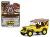 Greenlight 1949 Willys Jeep Mb U. S. Army "545th Military Police Company Camp Drake Japan Training Camp" Yellow