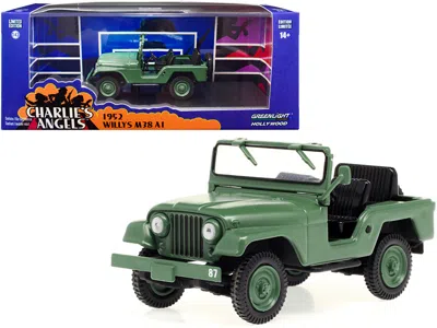 Greenlight 1952 Willys M38 A1 Matt Green "charlie's Angels" (1976-1981) Tv Series 1/43 Diecast Model Car By Gre