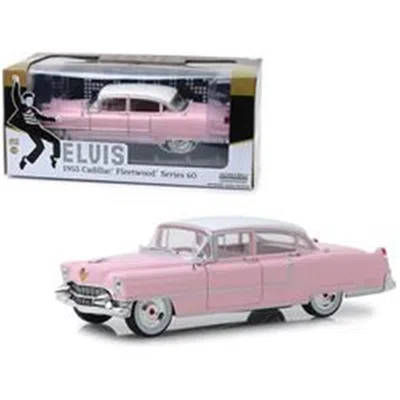 Greenlight 1955 Cadillac Fleetwood Series 60 Car Pink