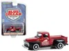Greenlight 1956 Ford F-100 Pickup Truck Red And Black "indian Motorcycle Service Parts & Sales" "blue Collar Co