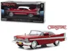 Greenlight 1958 Plymouth Fury Red With White Top "christine" (1983) Movie 1/24 Diecast Model Car By  In Red