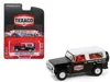 Greenlight 1963 Harvester Scout "texaco" Black With White Top And Red Interior "texaco Special Edition" Series  In Black