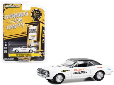 Greenlight 1967 Chevrolet Camaro Ss White With Black Top "book City Chevy Pacesetter - Altoona Pennsylvania" "r