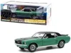 Greenlight 1967 Ford Mustang Coupe Loveland Green Metallic With Black Stripes And Black Top And A Pair Of Skis  In Multi