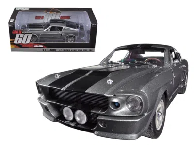 Greenlight 1967 Ford Mustang Custom "eleanor" Gray Metallic With Black Stripes "gone In 60 Seconds" (2000) Movi