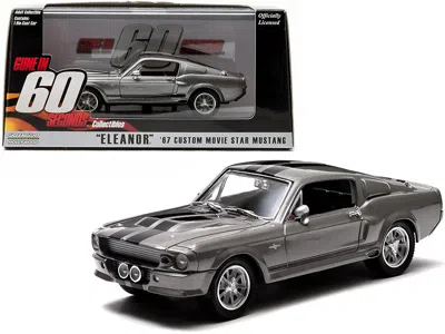Greenlight 1967 Ford Mustang Custom "eleanor" Gray Metallic With Black Stripes "gone In 60 Seconds" (2000) Movi